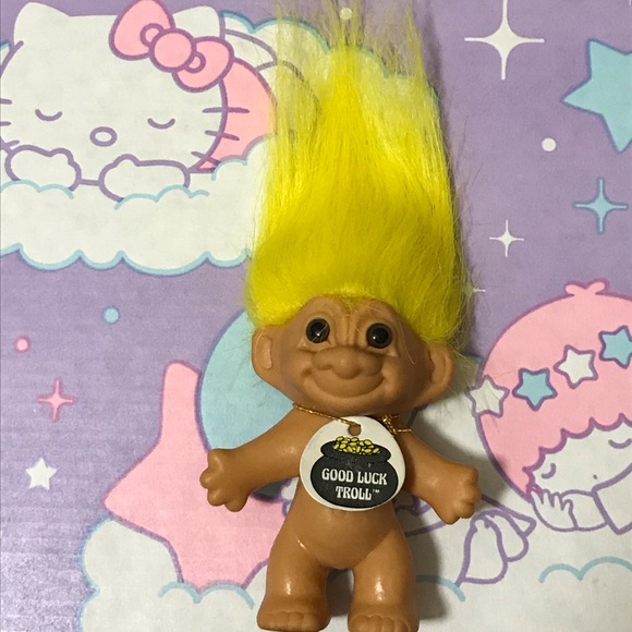 trolls with colored hair